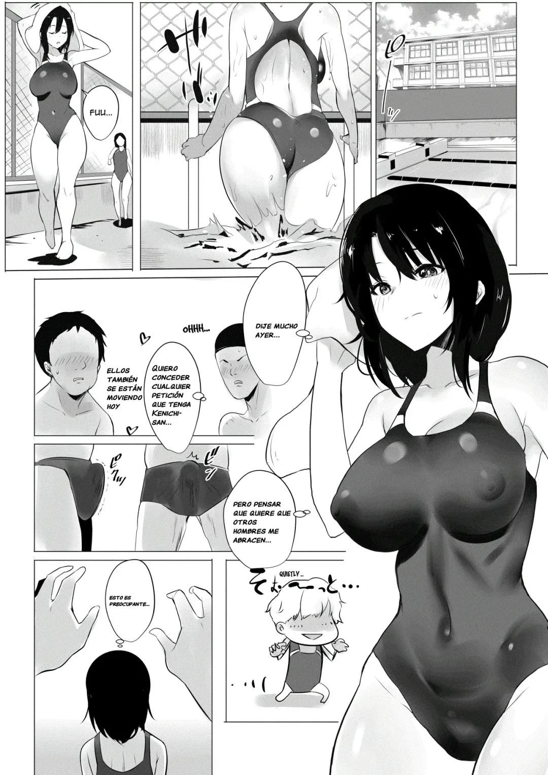 Lee doujinshi adulto de artista Akire. Marido ofrece a otros hombres a que utilicen a la joven zorra de su mujer. Encuentra mangas hentai de esposas infieles mientras el marido se toca en español gratis. Comics porno XXX netorare de internet.