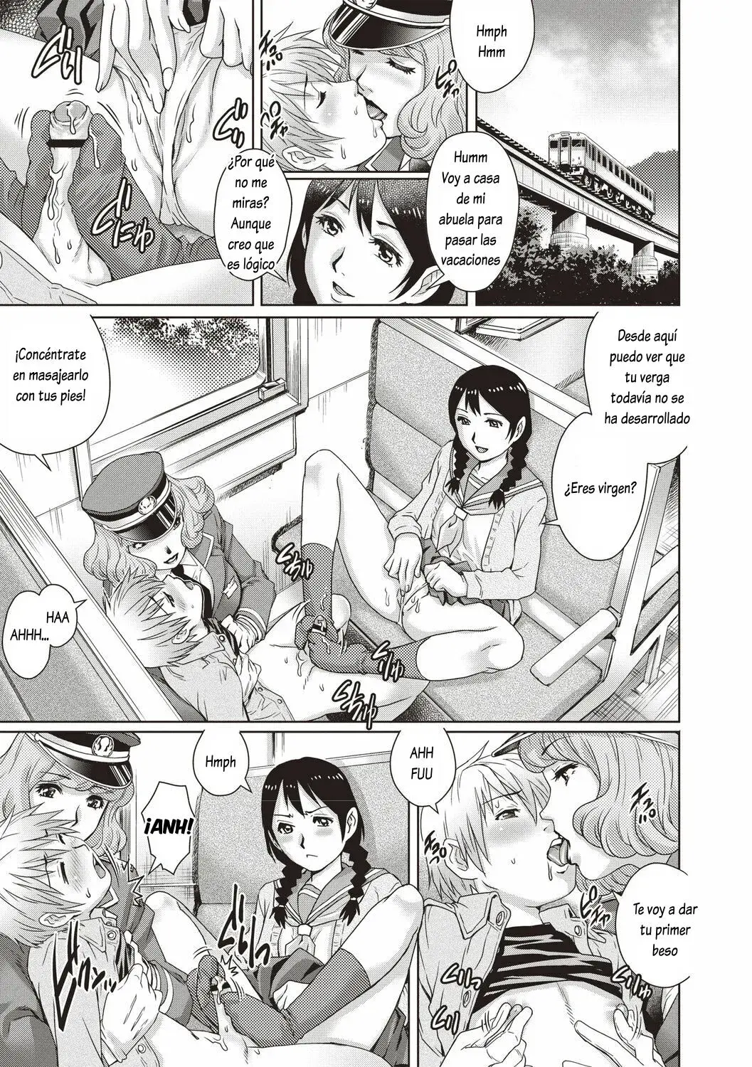 Lee manga hentai chicos jóvenes de artista Yanagawa Rio. Joven shota virgen es abusado por dos mujeres en el tren. Encuentra doujins adultos señoritas se aprovechan de jovencitos para tener sexo juvenil en español gratis en la web que recopila comics porno scat nipón de la red. Comics XXX de fetichismo y fantasías sexuales sin límites.