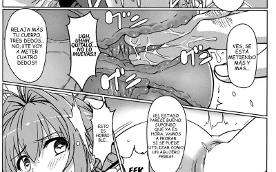 Lee doujinshi adulto del artista Eitarou donde Isuzu Sento de Amagi Brilliant Park se deja follar de manera sucia para proteger el parque por el promotor tirano del lugar.