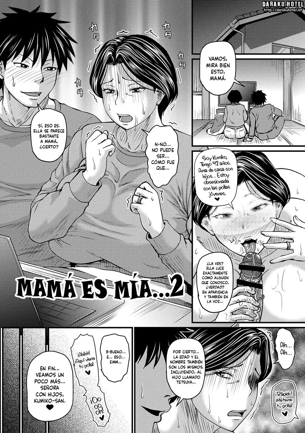 Lee mangas hentai MILF del artista Jirou. Señora seducida por un joven del trabajo. El hijo chantajea con no decirle a su padre lo que hace su mujer en internet