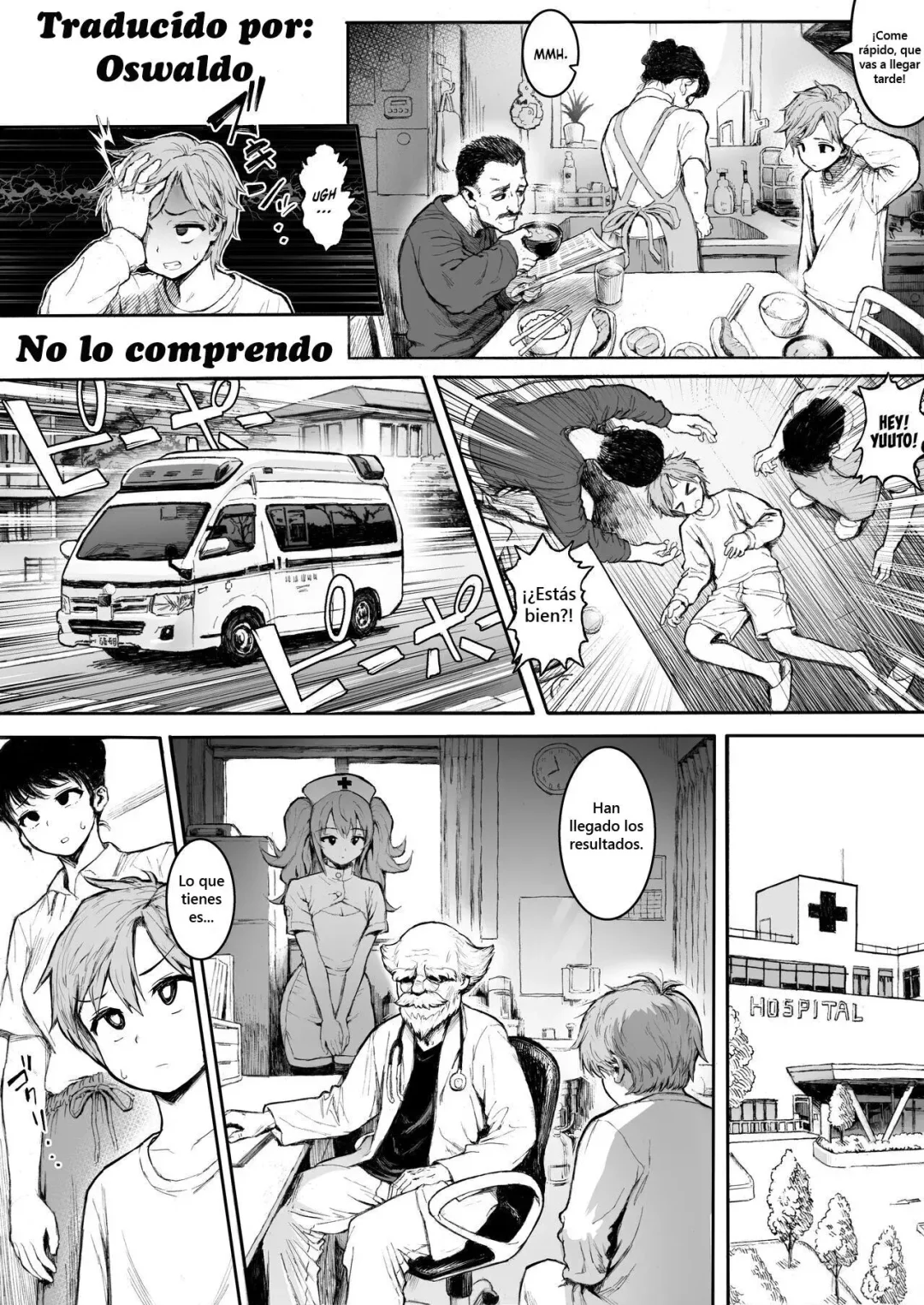 Lee doujinshi XXX del artista Herohero Tom. Un chavalín necesita mojar su pene en el coño de una mujer cada vez que se ponga malo o morirá. Enfermeras orondas se hacen cargo de su pene para que no suceda.