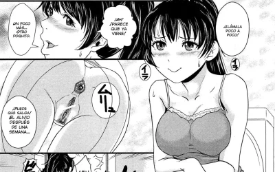 Manga hentai de incesto. Una hermana estreñida le acaba pidiendo al hermano ayuda con un enema. El hermano le pondrá a su hermana un enema pero con su polla en su culo.