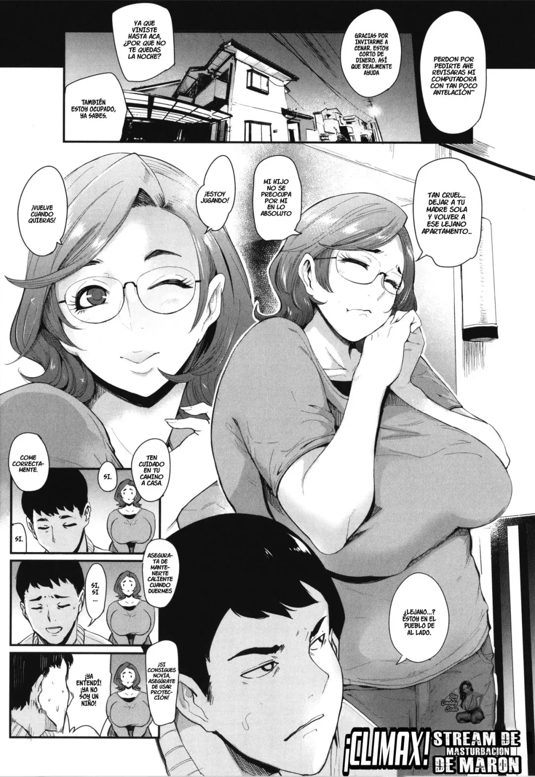 Lee manga hentai incesto del artista Otochichi. Un hijo descubre el secreto de su madre. Es la mujer madura con la que se masturba al observarla en una webcam erótica por las noches. Su madre es una streamer porno.